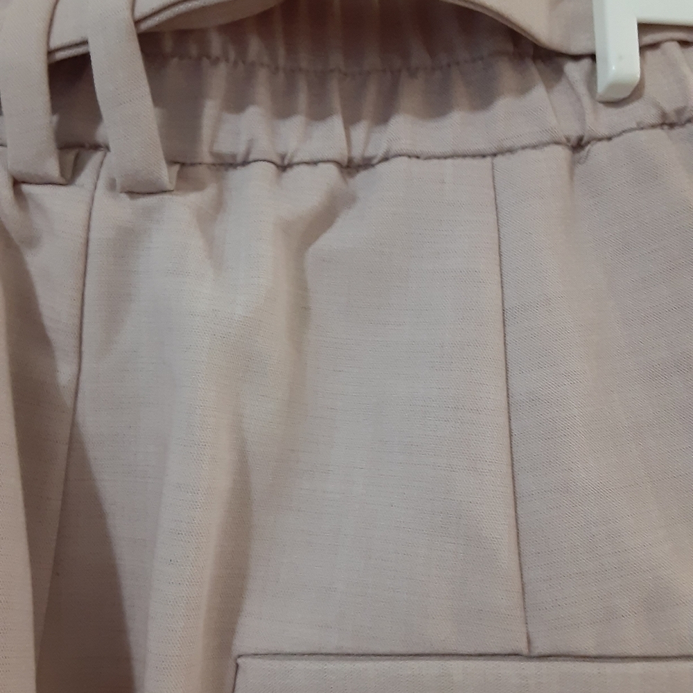 InWear blush pink wide leg belted trousers, women’s size Medium, NWT. - Picture 7 of 9